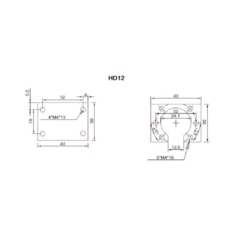 Ball nut housing HD12