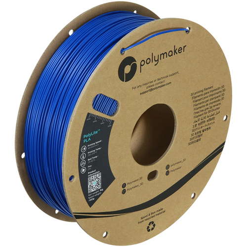 POLYMAKER - PLA POLYLITE 1.75MM BLEU 1KG
