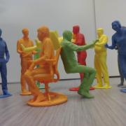 Figurines scénnées imprimées en 3D