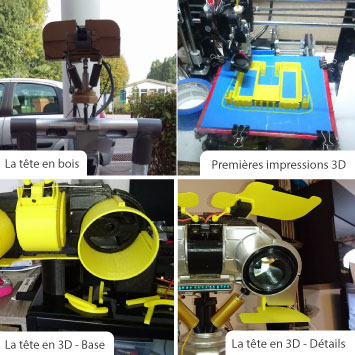 étapes de réalisation du robot Johnny 5